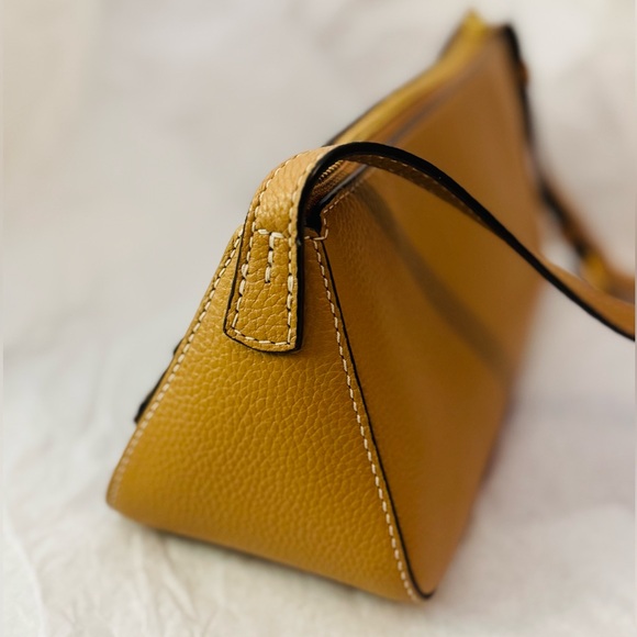 Tory Burch Camel Tory Burch McGraw Wedge Shoulder Bag - Picture 7 of 16